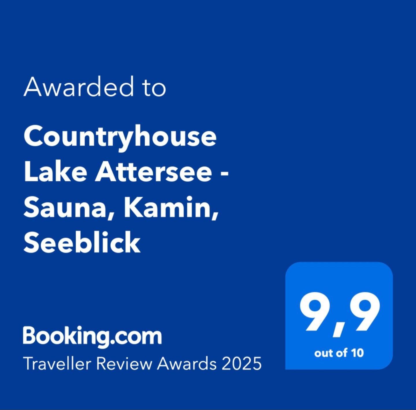 Holiday home Attersee - Sauna, Kamin, Seeblick *